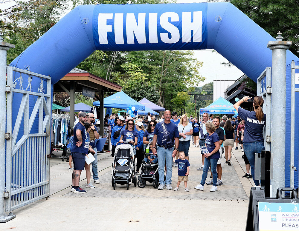 Team Papa was at the starting gate for the Prostate Cancer Walk.
